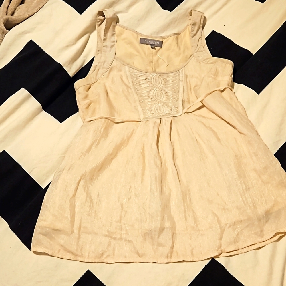Miss Me Couture sz L romantic top
